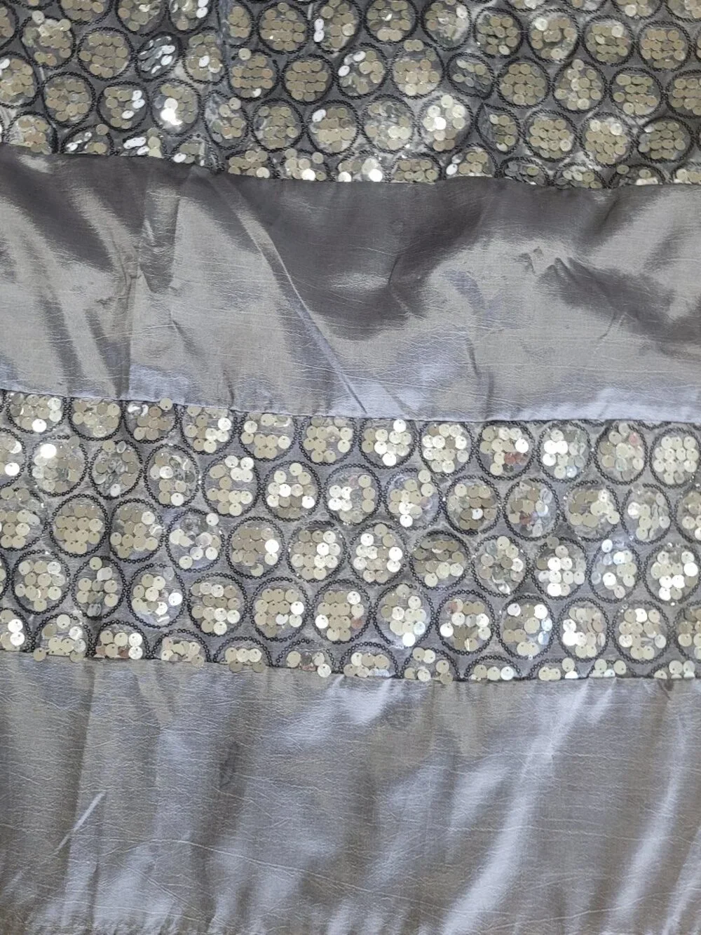 Grey Sequence Shower Curtain